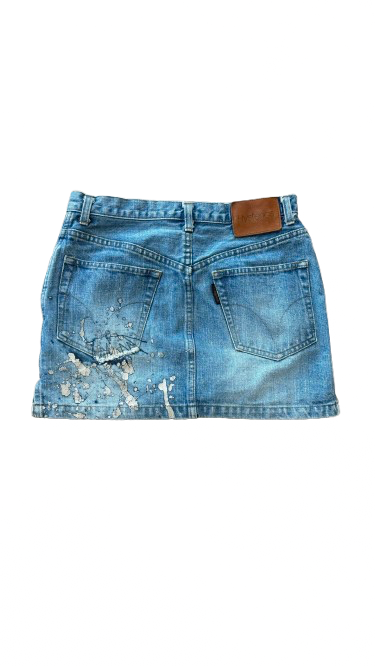*HTF* hysteric glamour distressed mini skirt