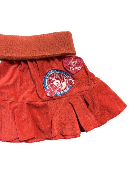 hysteric glamour fold over mini