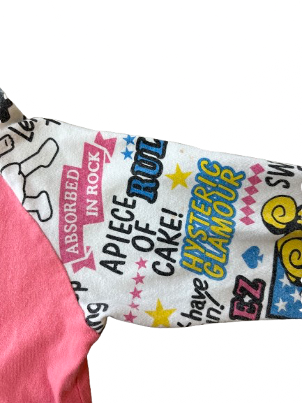 hysteric glamour mini “pink raglan”