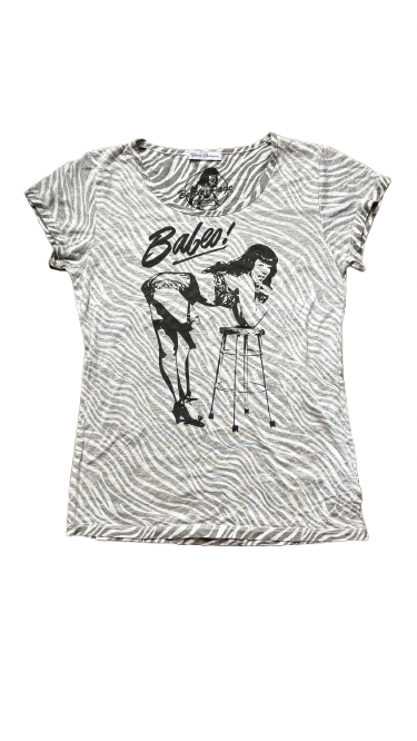 hysteric glamourxbettie paige zebra top